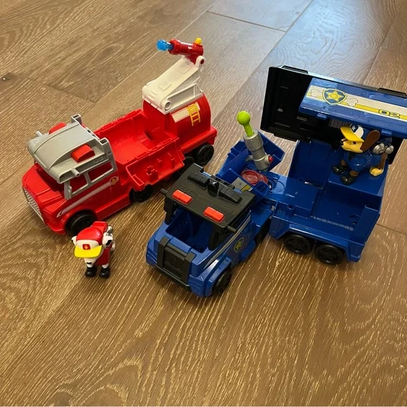 Paw Patrol Chase Marshall Big Truck Pups Rescue Truck - Picture 6 of 10